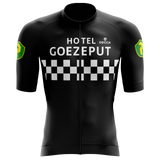 Koerstrui korte mouw, lange zichtbare rits